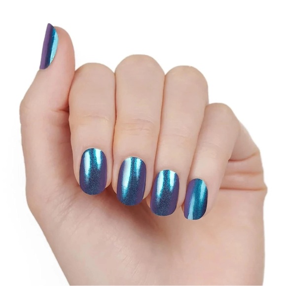 Color Street AQUATIC BEHAVIOUR fms137 100% real nail polish strips 16  4 BONUS - Picture 1 of 8